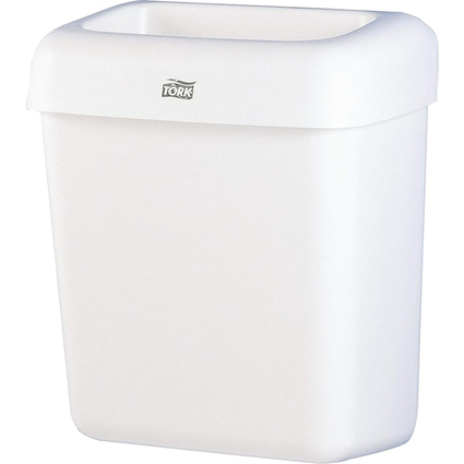 TORK Poubelle, plastique, 20 litres, blanc