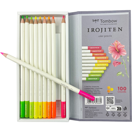 TOMBOW Crayons de couleur IROJITEN "Volume 7", set de 10