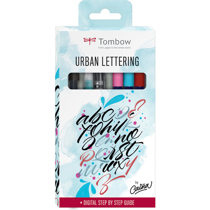 TOMBOW Set Urban Lettering, 7 pices