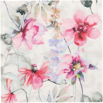 PAPSTAR Serviette  motif "Summer Scent", 330 x 330 mm