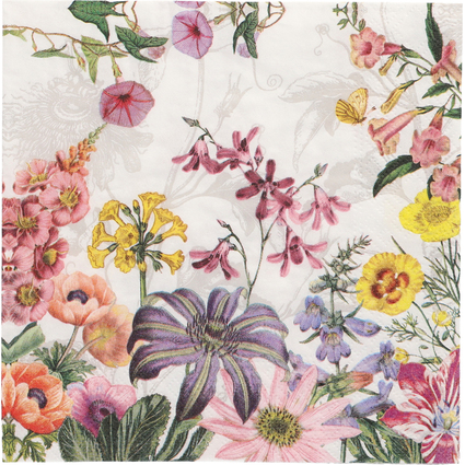 PAPSTAR Serviette  motif "Jardin", 330 x 330 mm