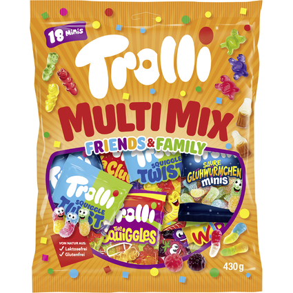 HARIBO Bonbon glifi aux fruits MULTI MIX FRIENDS & FAMILY