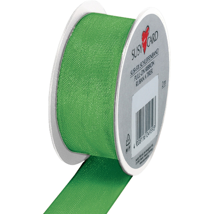 SUSY CARD Ruban cadeau, sur bobine "Trend", vert clair