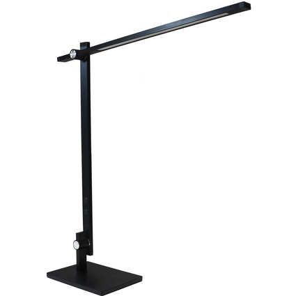 UNILUX Lampe LED de bureau LUMILIGHT, socle, noir