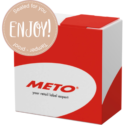 METO Etiquette autocollante "Enjoy - Sealed for you"