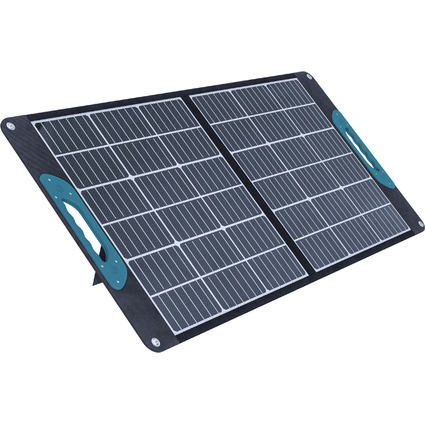 ANSMANN Panneau solaire, 100 watts, pliable, noir/bleu