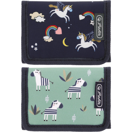 herlitz Porte-monnaie "Zebra Unicorn Mix", polyester