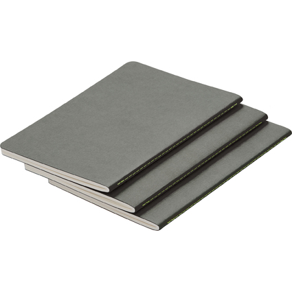 LAMY Carnet Booklet B5, A5, grey, lot de 3