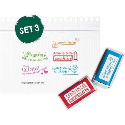 COLOP Schulstempel-Set "NIO SCHOOL", Printer 20 SET 3