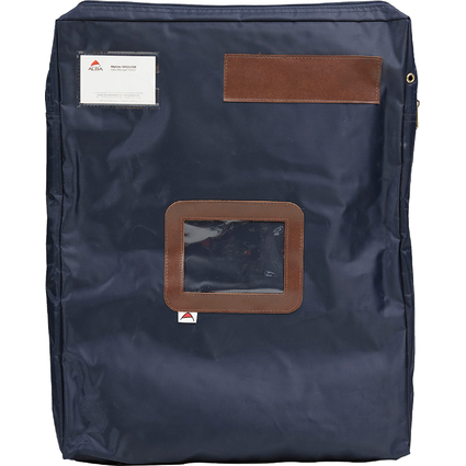 ALBA Sac navette "POCSOUGMB" avec soufflet, polyester, bleu