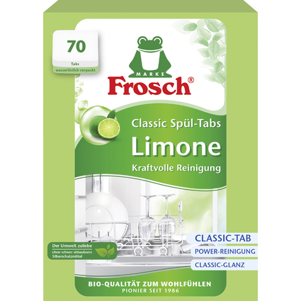 Frosch Tablettes lave-vaisselle Classic Limone, 70 pices