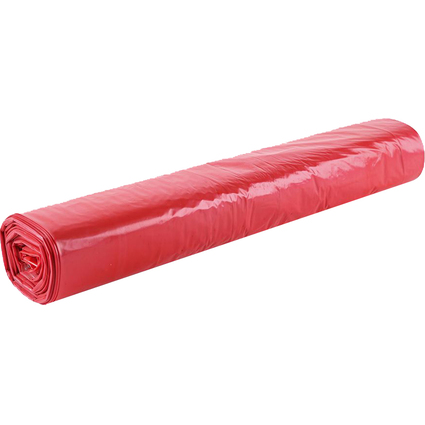 HYGOCLEAN Sac poubelle Eco, 120 litres, en LDPE, rouge