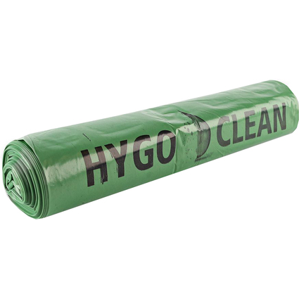 HYGOCLEAN Sac poubelle Light, 120 litres, en LDPE, vert
