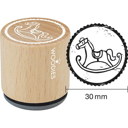 COLOP Tampon  motif Woodies "cheval  bascule"