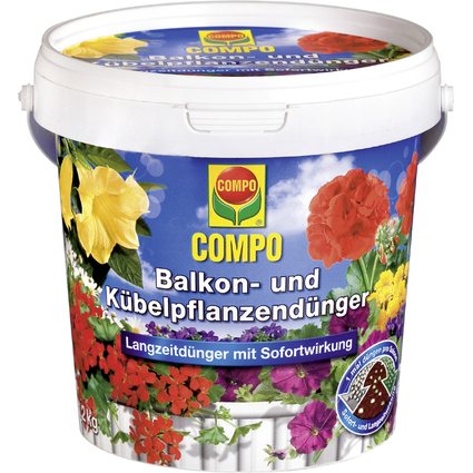 COMPO Balkon- und Kbelpflanzendnger, 1,2 kg Eimer