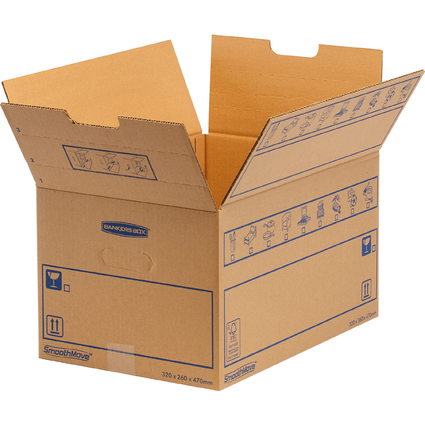 Fellowes BANKERS BOX Carton dmnagement SmoothMove Standard