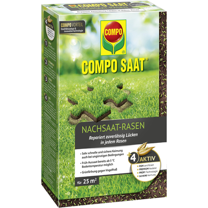 COMPO SAAT Nachsaat-Rasen, 500 g fr 25 qm