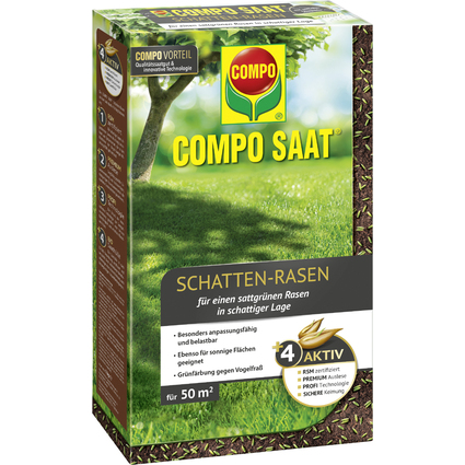 COMPO SAAT Schatten-Rasen, 1 kg fr 50 qm