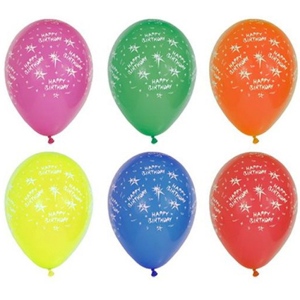 PAPSTAR Ballon de baudruche "Happy Birthday", assorti