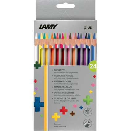 LAMY Crayon de couleur triangulaire plus, tui carton de 24