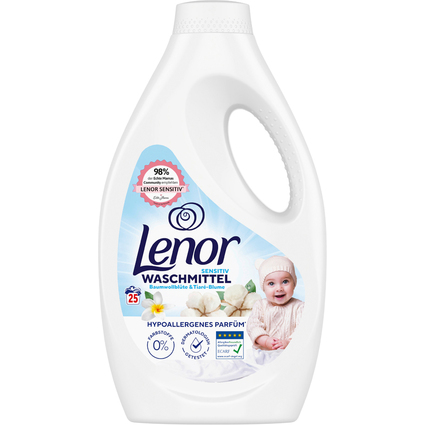 Lenor Lessive liquide Sensitiv, 1,25 l, 25 lavages