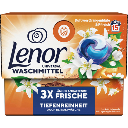 Lenor Lessive en capsules Fleur d'oranger & pche