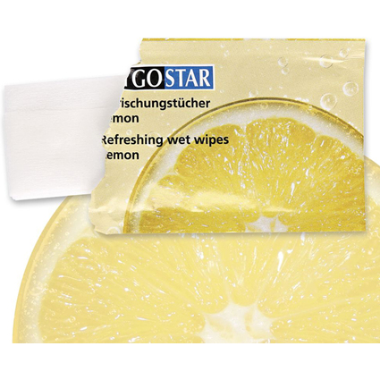 HYGOSTAR Tissu rafrachissant Lemon, carton de 100