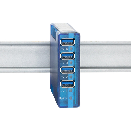 W&T Hub USB 3.0 Industry, 4 ports