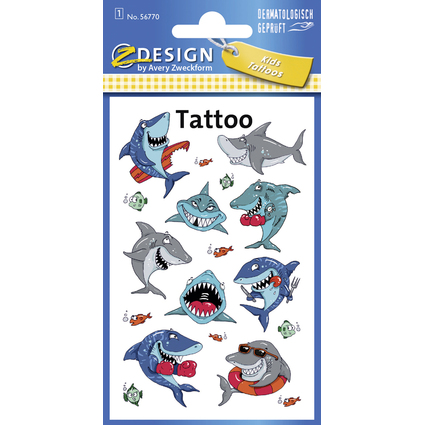 ZDesign KIDS Tatouage enfants "requins"
