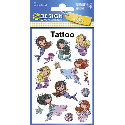 ZDesign KIDS Tatouages "sirne", color