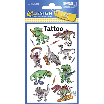 AVERY Zweckform ZDesign KIDS Tatouages "dinos"