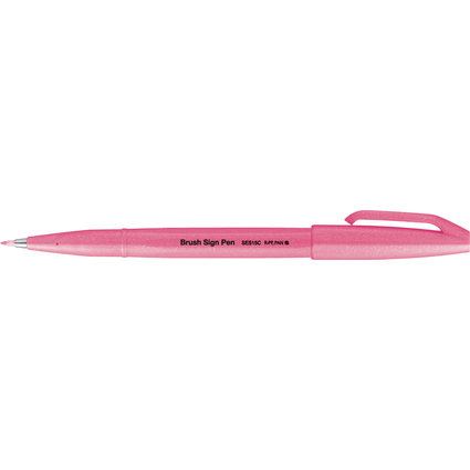 PentelArts Stylo feutre Brush Sign Pen SES15, rose fluo