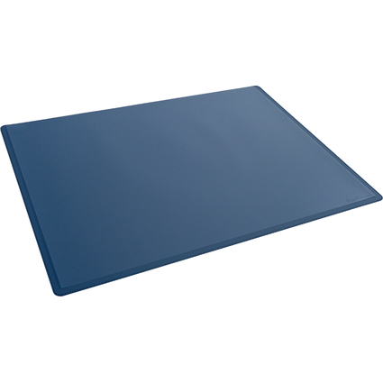 DURABLE Sous-main, 650 x 500 mm, PP, bleu fonc