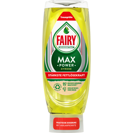 FAIRY Liquide vaisselle main Max Power Citron, 545 ml