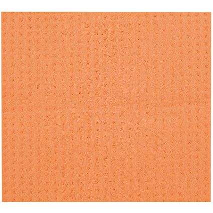HYGOCLEAN Chiffon-ponge, 200 x 180 mm, pack de 10, orange