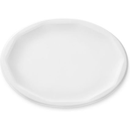 NATURE Star Assiette en canne  sucre Etoile, rond, blanc