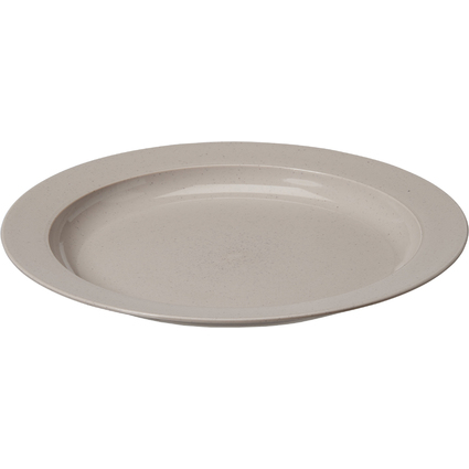 GastroMax Assiette plate BIO, diamtre: 250 mm, gris