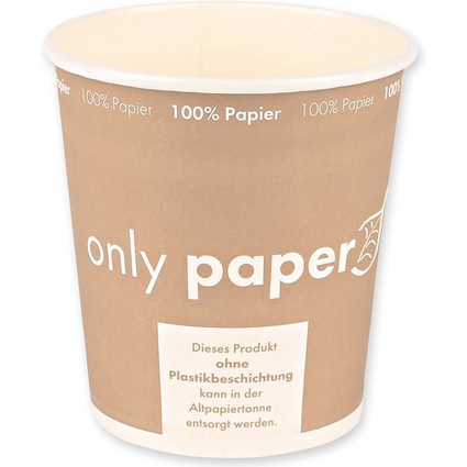 NATURE Star Tasse  soupe Only Paper, rond, 450 ml, marron