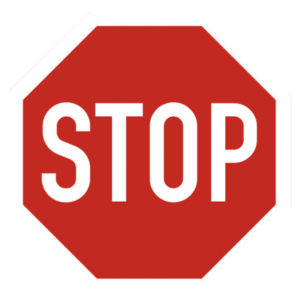 EXACOMPTA Plaque de signalisation "STOP"