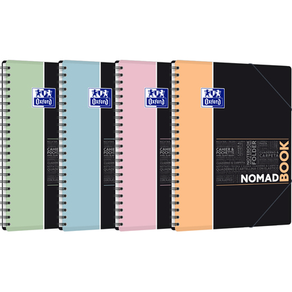 Oxford Etudiants Cahier NOMADBOOK Pastel, A4+, Seys