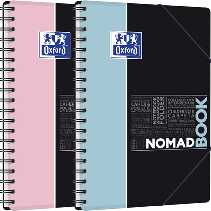 Oxford Etudiants Cahier  spirale NOMADBOOK Pastel, B5