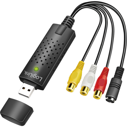 LogiLink Convertisseur audio & vido USB 2.0, noir