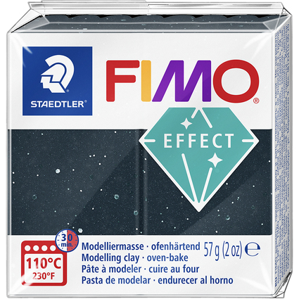 FIMO Pte  modeler EFFECT, 57 g, noir granit