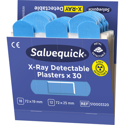 CEDERROTH Pansement Salvequick X-Ray Detectable, recharge