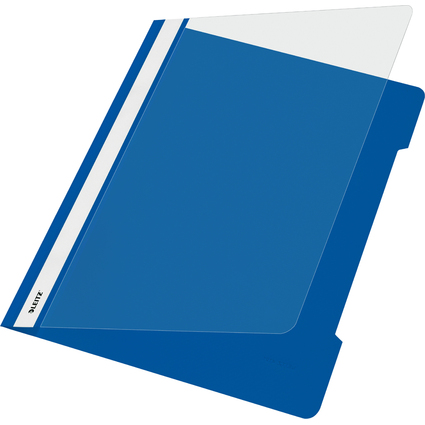 LEITZ Chemise  lamelle Standard, A4, en PP, bleu