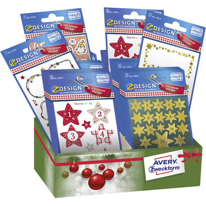 AVERY Zweckform ZDesign Sticker Nol "Calendrier de l'Avent"