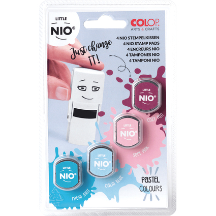 COLOP Tampon encreur LITTLE NIO E/R17, couleurs pastel