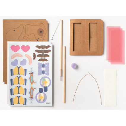 folia Kit de lanterne AUTUMN FRIENDS, naturel