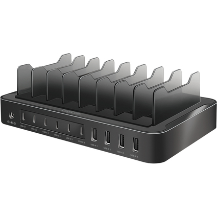 LogiLink Station de chargement USB, 4 USB-A & 6 USB-C, 120 W