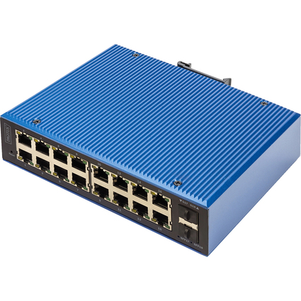 DIGITUS Switch industriel Gigabit Ethernet, manageable L2
